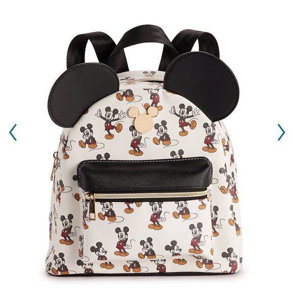 Disney Mickey Mouse Classic Toss Pattern Backpack NWT - Picture 1 of 6